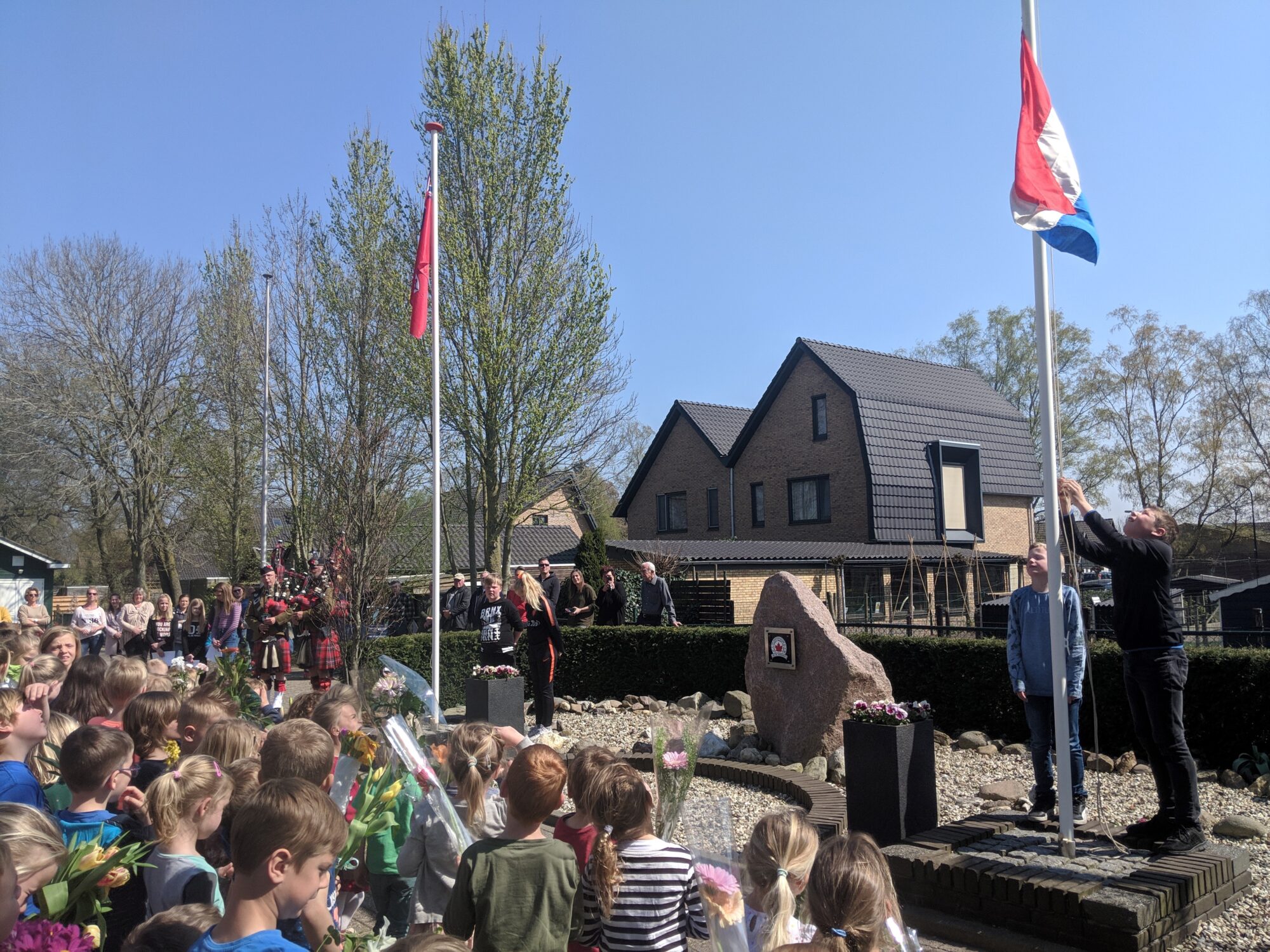 Herdenking bevrijding Oosterhuizen