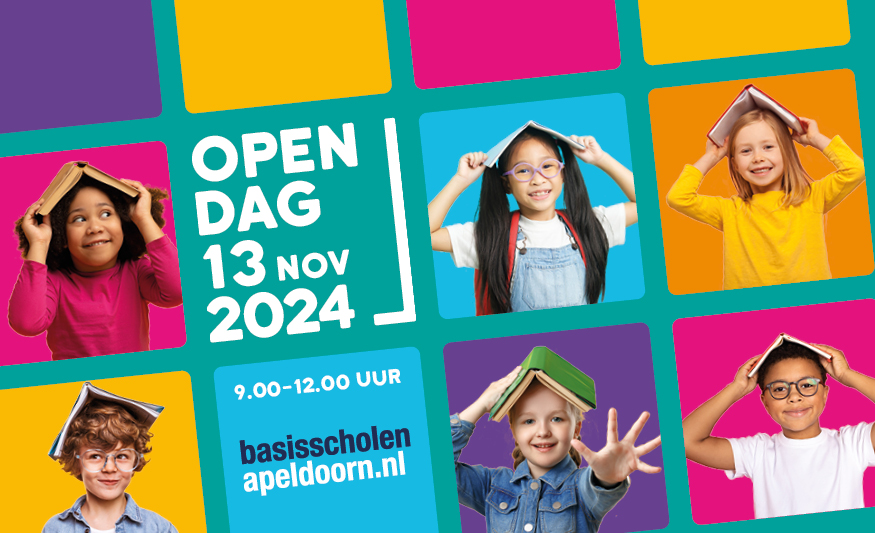 Open dag basisscholen Apeldoorn op woensdag 13 november